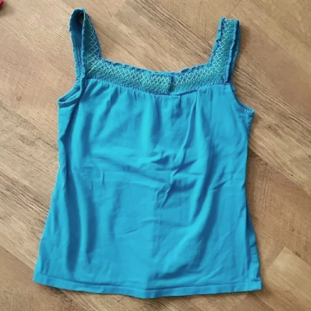 GAP Girls 3 Pack Tank Tops Size XS (4-5)- Turquoise, Pink, Red‎